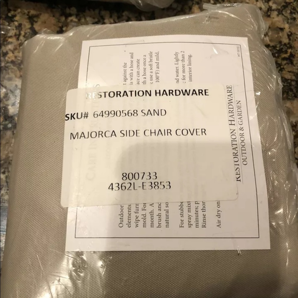 Restoration Hardware side chair cover NEW price firm!